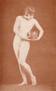 Nudista művészet: Parthenia (fekete-fehér fotó) alkotó: English Photographer