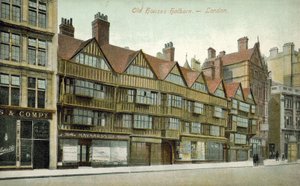 Régi házak, Holborn (színes fotó) alkotó: English Photographer