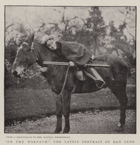 On the Warpath, Dan Leno legújabb portréja alkotó: English Photographer
