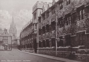 Oriel College Front, Oxford alkotó: English Photographer