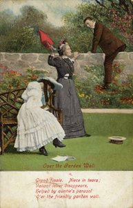 A kertfal fölött alkotó: English Photographer