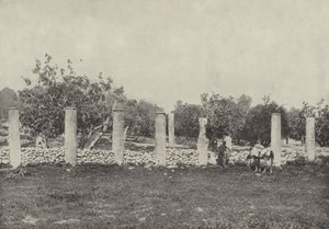 Heródes palota, Szamária, A palota maradványai, amelyet Heródes épített Augustus tiszteletére alkotó: English Photographer