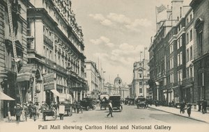 A Pall Mall East bemutatja a Carlton Hotelt és a Nemzeti Galériát alkotó: English Photographer