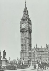Parlament tér, Westminster LB: Big Ben, 1896 alkotó: English Photographer
