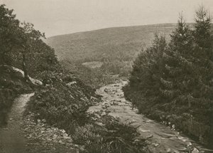 Út a Bagworthy Water mellett, Doone Valley alkotó: English Photographer