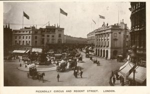 Piccadilly Circus és Regent Street, London alkotó: English Photographer