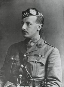 Arthur Henderson kapitány portréja, az Argyll 2. zászlóalj és a Sutherland Highlanders, 1915 alkotó: English Photographer