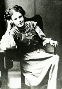 Mary Eleanor Gawthorpe portréja, 1909 körül alkotó: English Photographer