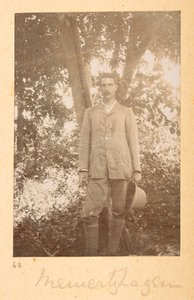 Richard Meinertzhagen portréja, Bailey indiai fényképein F.M. Bailey 1900-03 (szépia fotó) alkotó: English Photographer