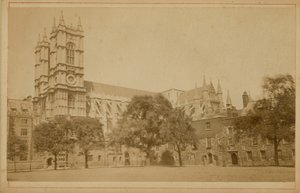 A Westminster Abbey képeslapja alkotó: English Photographer