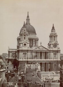 Képeslap a Szent Pál-székesegyház nyugati frontjáról alkotó: English Photographer