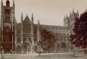 Képeslap a Westminster Abbey északi oldalának képével alkotó: English Photographer