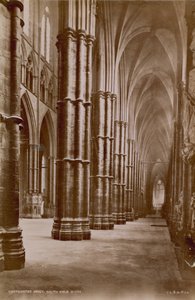 Képeslap a Westminster Abbey déli folyosójának képével alkotó: English Photographer