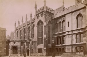 Képeslap az Inner Temple Hall külső részével alkotó: English Photographer