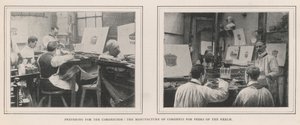 Felkészülés a koronázásra, koronék gyártása a birodalom társainak alkotó: English Photographer