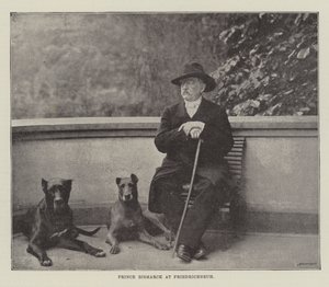 Bismarck herceg Friedrichsruhban alkotó: English Photographer