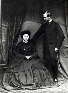 Alice hercegnő és Ludwig hesseni herceg, 1860 alkotó: English Photographer