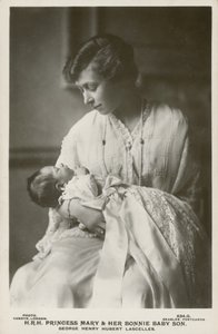 Mária hercegnő, Lascelles vikomtné legidősebb fiával, Györggyel alkotó: English Photographer