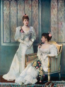 Viktória walesi hercegnő és Károly dán hercegnő alkotó: English Photographer