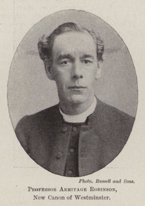 Armitage Robinson professzor, Westminster új kanonokja alkotó: English Photographer
