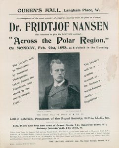 Dr. Fridtjof Nansen előadásának programja: A sarkvidéken alkotó: English Photographer