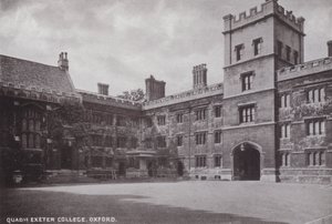 Quadrangle Exeter College, Oxford alkotó: English Photographer