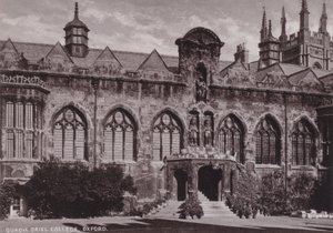 Quadrangle Oriel College, Oxford alkotó: English Photographer