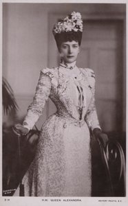 Alexandra királynő (fekete-fehér fotó) alkotó: English Photographer