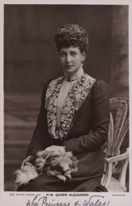 Alexandra királynő (fekete-fehér fotó) alkotó: English Photographer