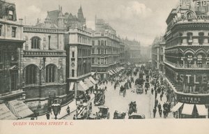 Queen Victoria Street, London alkotó: English Photographer