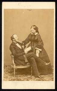 Viktória királynő és Albert herceg alkotó: English Photographer