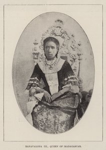 Ranavalona III, Madagaszkár királynője alkotó: English Photographer