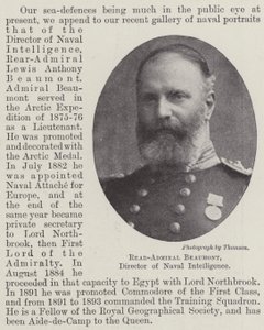 Beaumont ellentengernagy, a haditengerészeti hírszerzés igazgatója alkotó: English Photographer