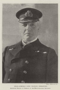 Lord Charles Beresford ellentengernagy, a Földközi-tengeri osztag második parancsnokává nevezték ki alkotó: English Photographer