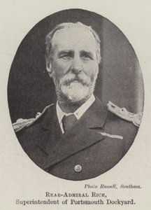 Rice ellentengernagy, a portsmouthi hajógyár felügyelője alkotó: English Photographer
