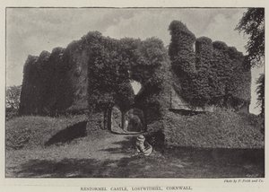 Restormel kastély, Lostwithiel, Cornwall alkotó: English Photographer