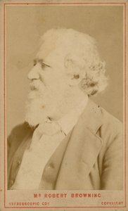 Robert Browning, költő alkotó: English Photographer