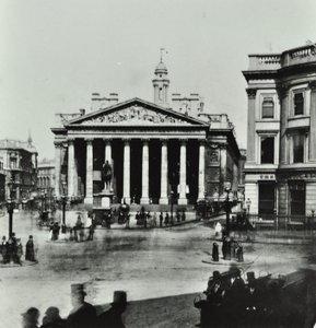 Royal Exchange, Threadneedle Street, City of London, 1880 alkotó: English Photographer
