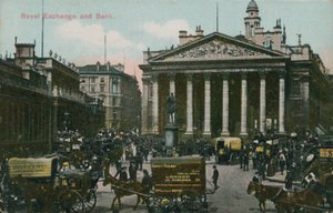 Royal Exchange and Bank, London alkotó: English Photographer