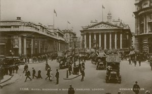 Royal Exchange és Bank of England, London alkotó: English Photographer