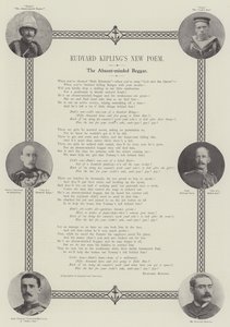 Rudyard Kiplings új költeménye, A szórakozott koldus