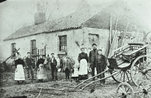 Szent Gothárd út: parasztházak, 1880 alkotó: English Photographer