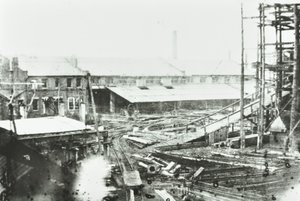 Samudas Shipbuilding Yard, London, 1863 alkotó: English Photographer