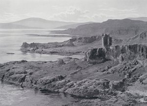 Skócia: Gylen Castle, Kerrera-sziget (fekete-fehér fotó) alkotó: English Photographer