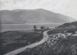 Skócia: Loch Lochy (fekete-fehér fotó) alkotó: English Photographer