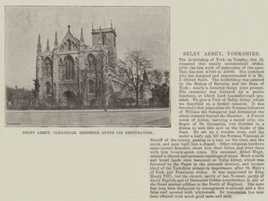A yorkshire-i Selby Abbey a helyreállítása után újra megnyílt alkotó: English Photographer