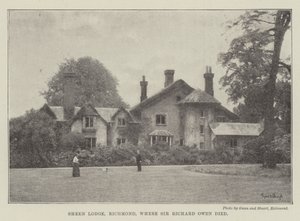 Sheen Lodge, Richmond, ahol Sir Richard Owen meghalt alkotó: English Photographer