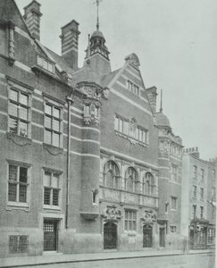 Shoreditch nyilvános fürdő: külső, 1898 alkotó: English Photographer