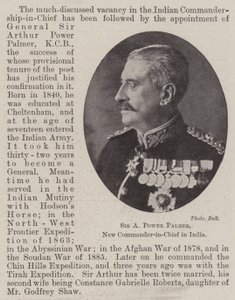 Sir A Power Palmer, új indiai főparancsnok alkotó: English Photographer