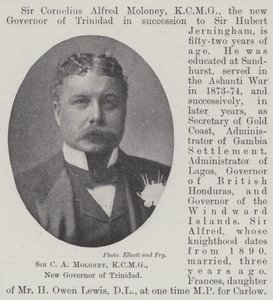 Sir C A Moloney, KCMG, Trinidad új kormányzója alkotó: English Photographer